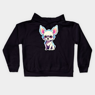 Chihuahua Dog Illustration Kids Hoodie